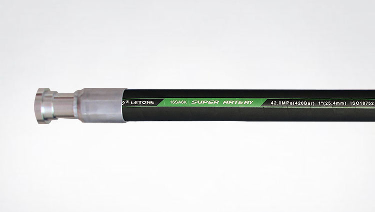 СТАЛЬНОЙ ПРОВОЛОКИ СПИРАЛЬНЫЙ ГИДРАВЛИЧЕСКИЙ ШЛАНГ